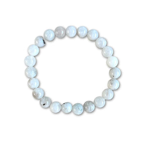 Crystal Healing Beaded Bracelet, Moonstone