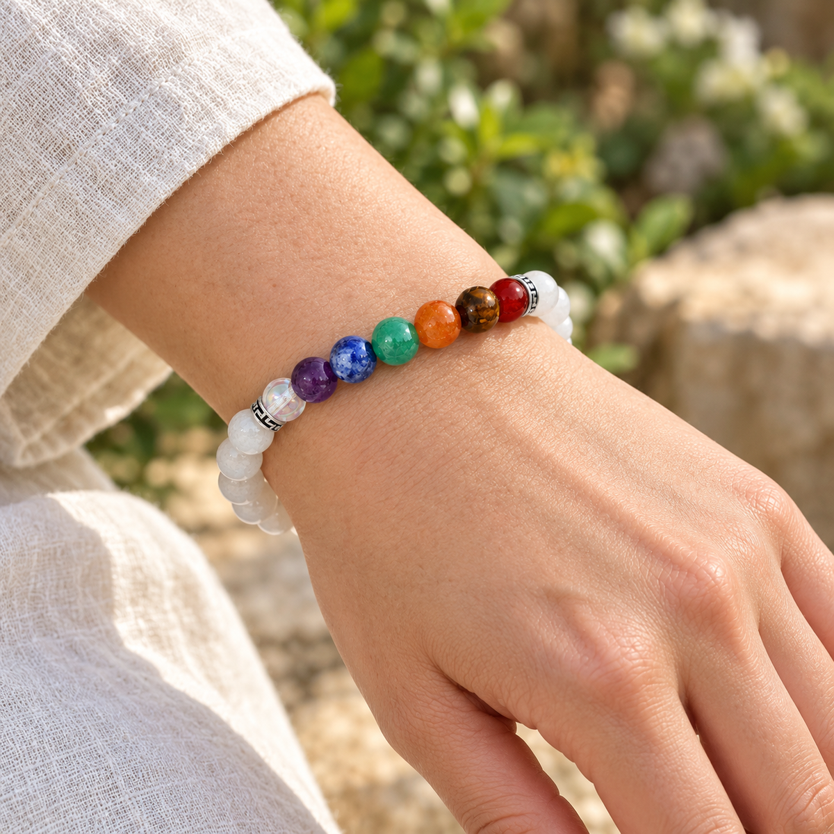 7 Chakra Crystal Healing Bracelet