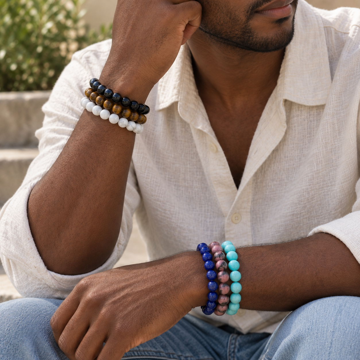 Crystal Healing Beaded Bracelet