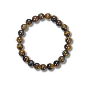 Crystal Healing Beaded Bracelet, Tiger Eye