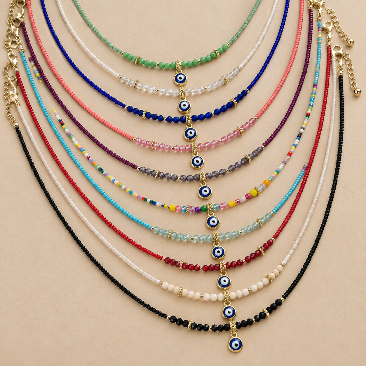 Evil Eye Charm Necklaces