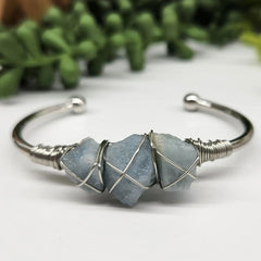 Gemstone Wire-Wrapped Bracelet