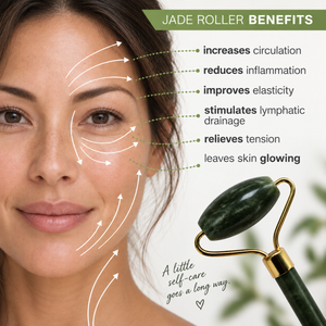 Gua Sha Jade Facial Roller Tool