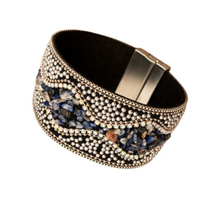 Boho Sparkle Magnetic Cuff Bracelet