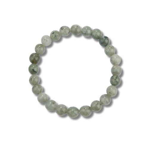 Crystal Healing Beaded Bracelet, Labradorite