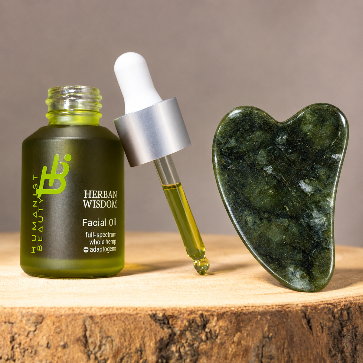 Herban Wisdom® Facial Oil + Gua Sha