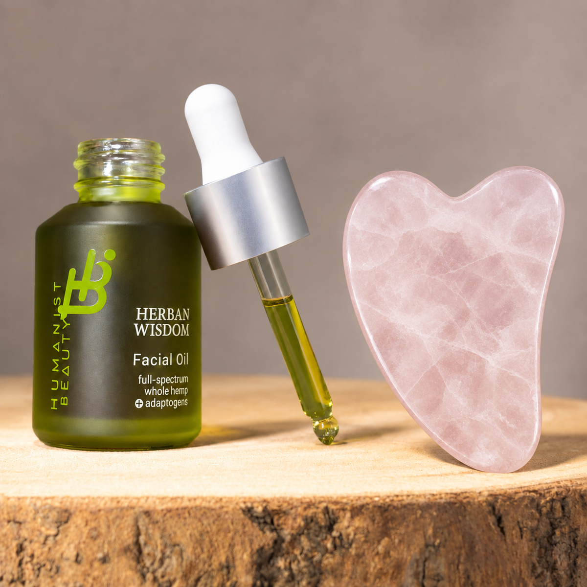 Herban Wisdom® Facial Oil + Gua Sha