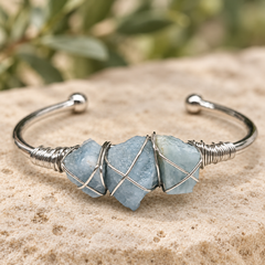 Gemstone Wire-Wrapped Bracelet