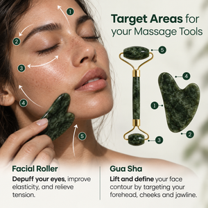 Gua Sha Jade Tool Bundle