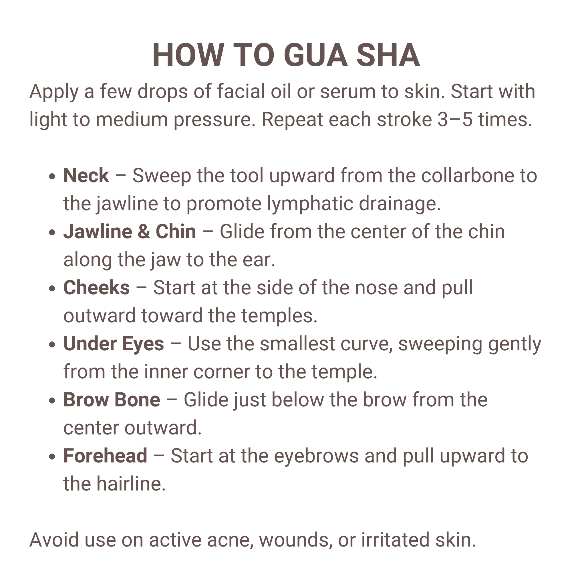 Gua Sha Tool