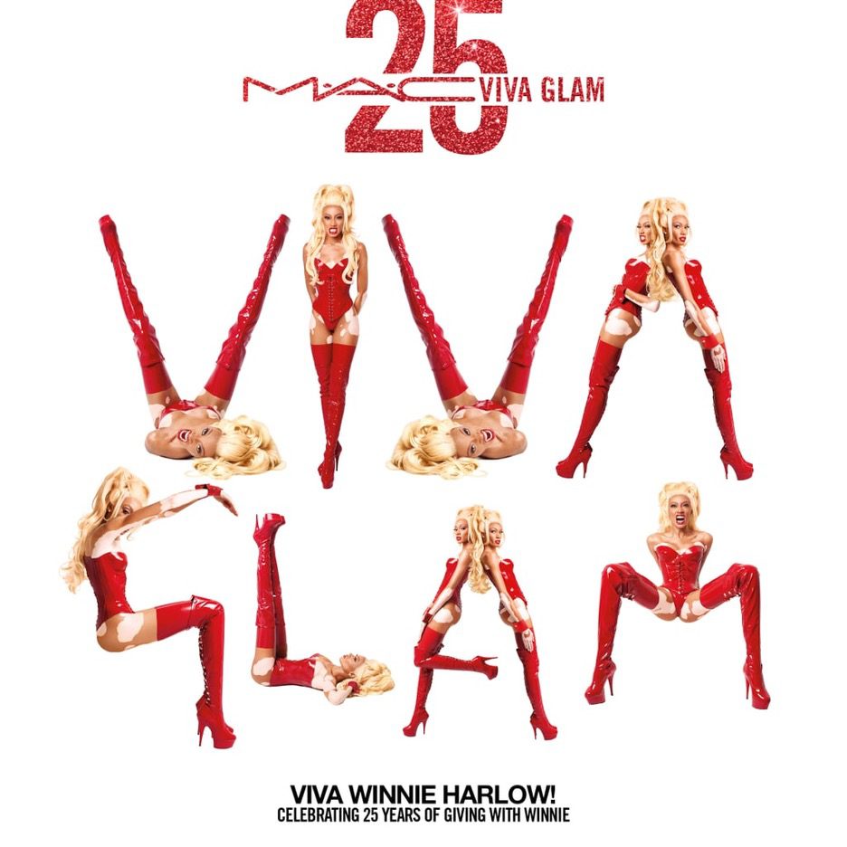 Winnie Harlow for MAC Viva Glam
