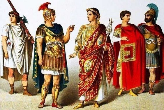 Ancient Roman Men Wearing More Feminine Clothing